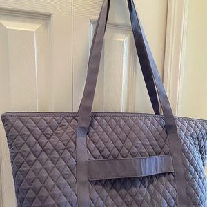 Vera Bradley Grey Tote Bag